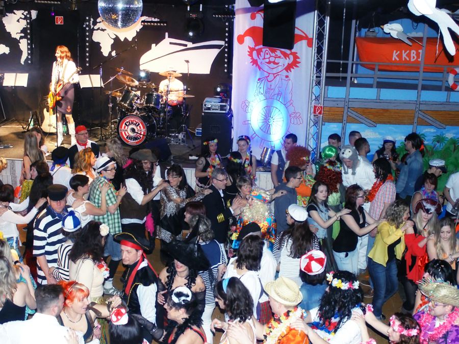 COCO-BAND bei Faschingsveranstaltungen – Bannewitz 2015