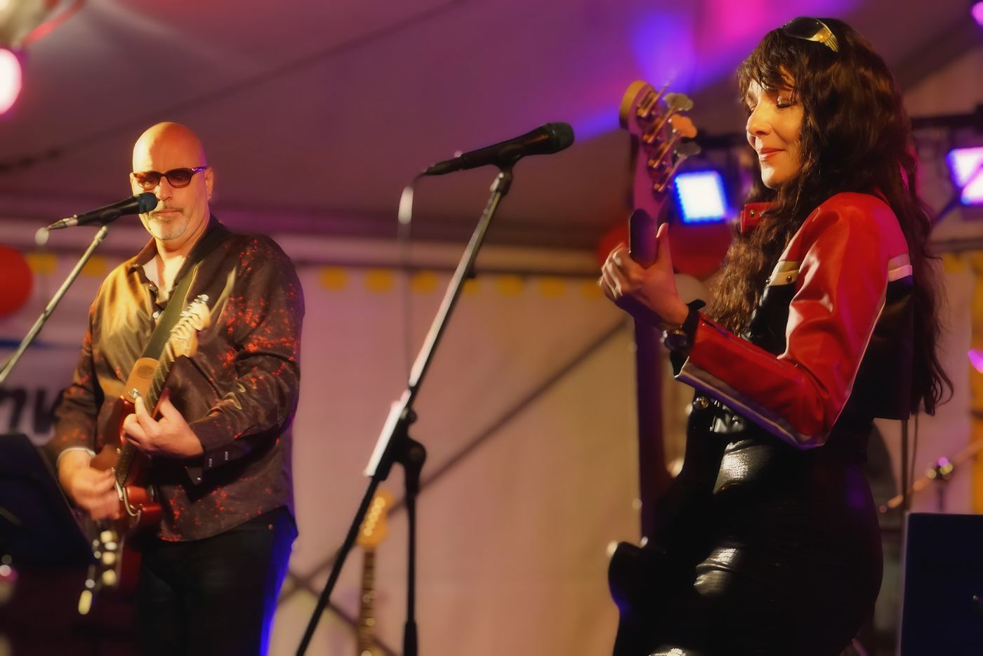 Andrea und Nigel als Duo