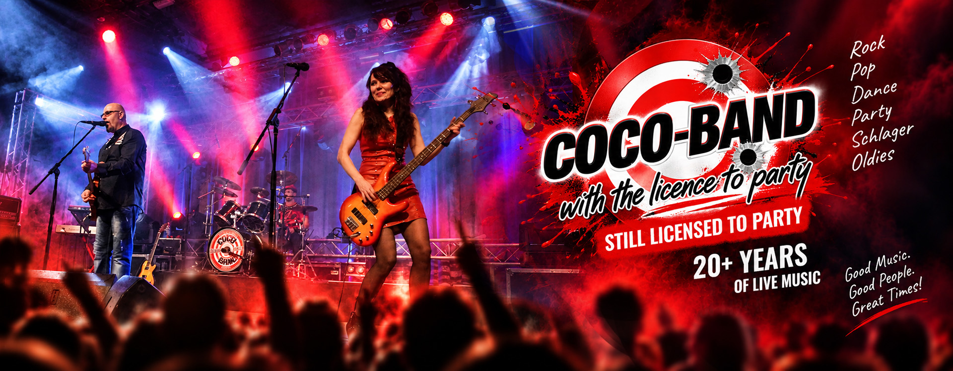 COCO-BAND live auf der Bühne – 20+ Years of live music