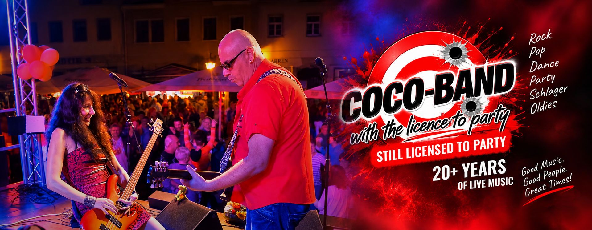COCO-BAND bringt Stimmung auf Stadtfeste und Dorffeste